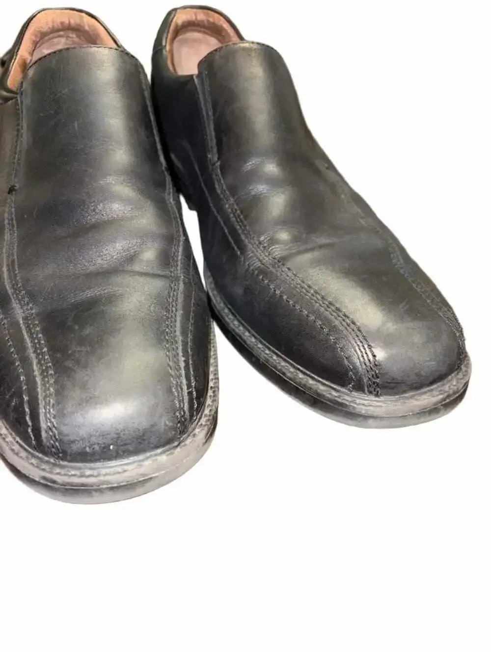Johnston & Murphy black leather
